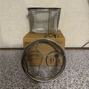 Pampered Chef Quick Cooker Steamer Baskets 100118 NEW n Box